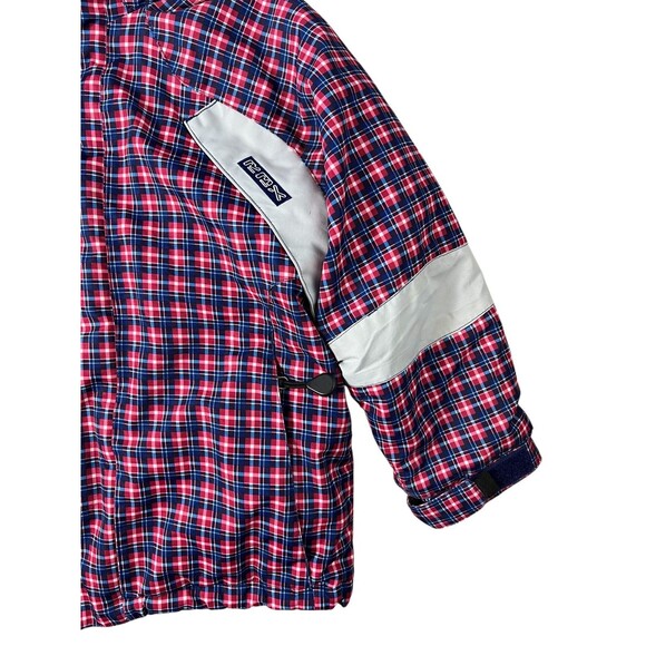 Rugged Bear Unisex Kids Red Plaid RBX Insulated Hooded Snow Ski Coat  Size 6 - Picture 9 of 13